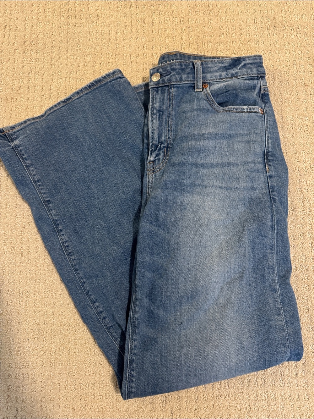 American Eagle Outfitters Straight Leg Blue Denim Jeans